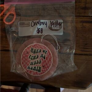 Car freshies, pens, keychains!